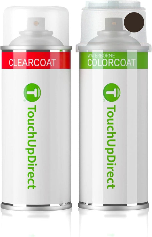 TouchUpDirect 4X7 Brownstone Compatible with Toyota Exact Match Touch Up Paint Aerosol - Essential Kit