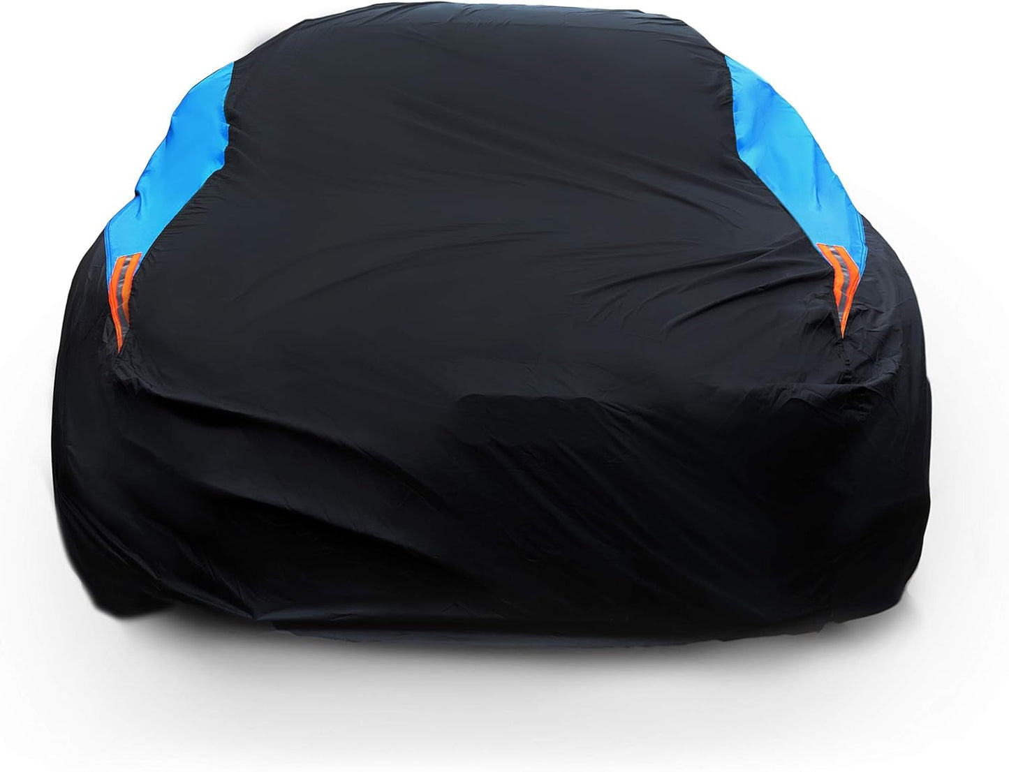 MORNYRAY Waterproof Car Cover All Weather Snowproof UV Protection Windproof Outdoor Full Coupe/Cabrio Car Cover, Universal Fit for Coupe/Cabrio (Fit Coupe/Cabrio Length 183-191 inch, Blue)