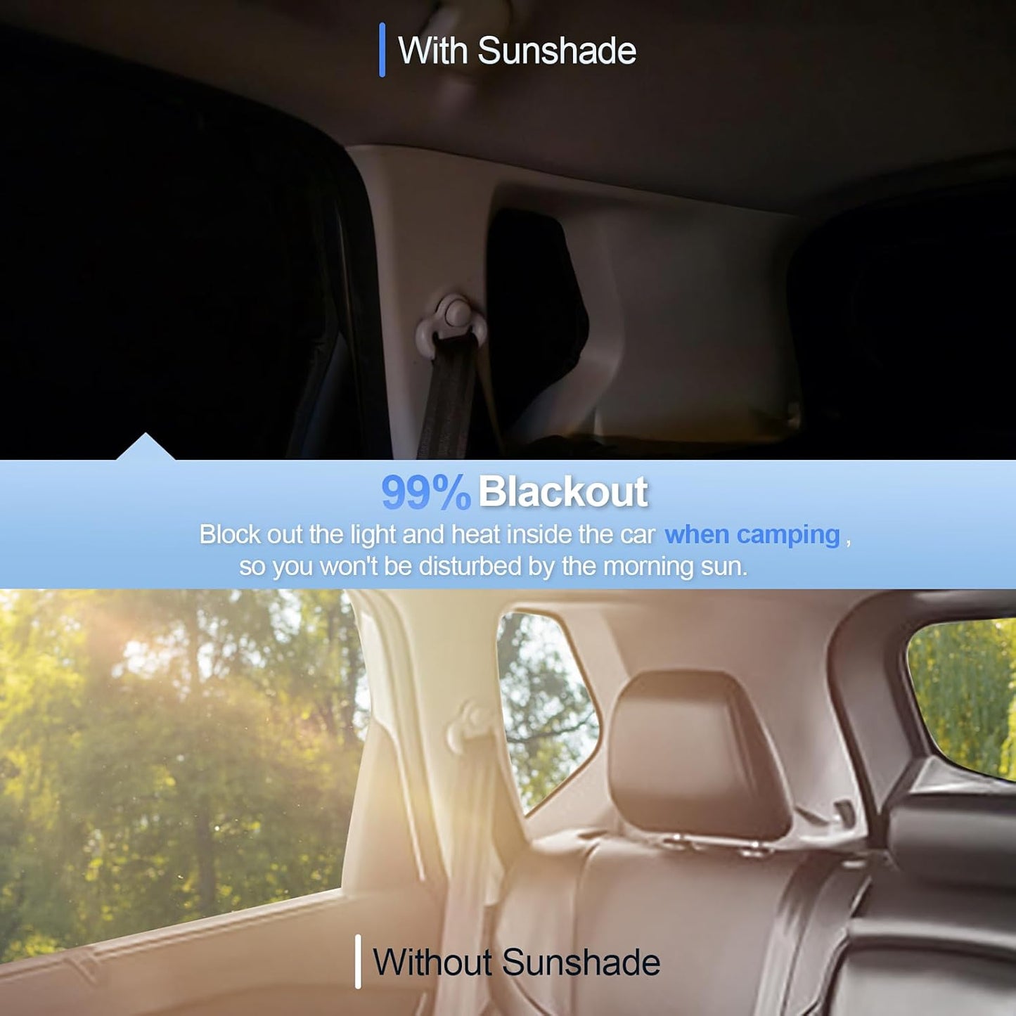 6pcs Car Window Shades for Toyota Camry 2018-2024 Accessories,Windshield Side Rear Full Sunshade,Sun Visor UV Blocking, Privacy Protection and Blackout for Camping Outdoor