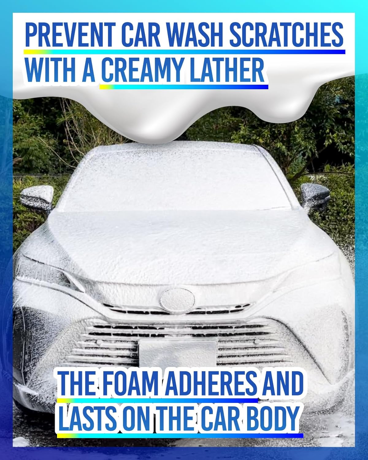 MJJC Foam (64 fl oz) Ultimate Snow Foam Car Wash Soap Specialized Car Shampoo for Foam Cannon and Pressure Washer, Safe for Cars (pH Neutral, 10x Concentrated) (Refreshing cider aroma)