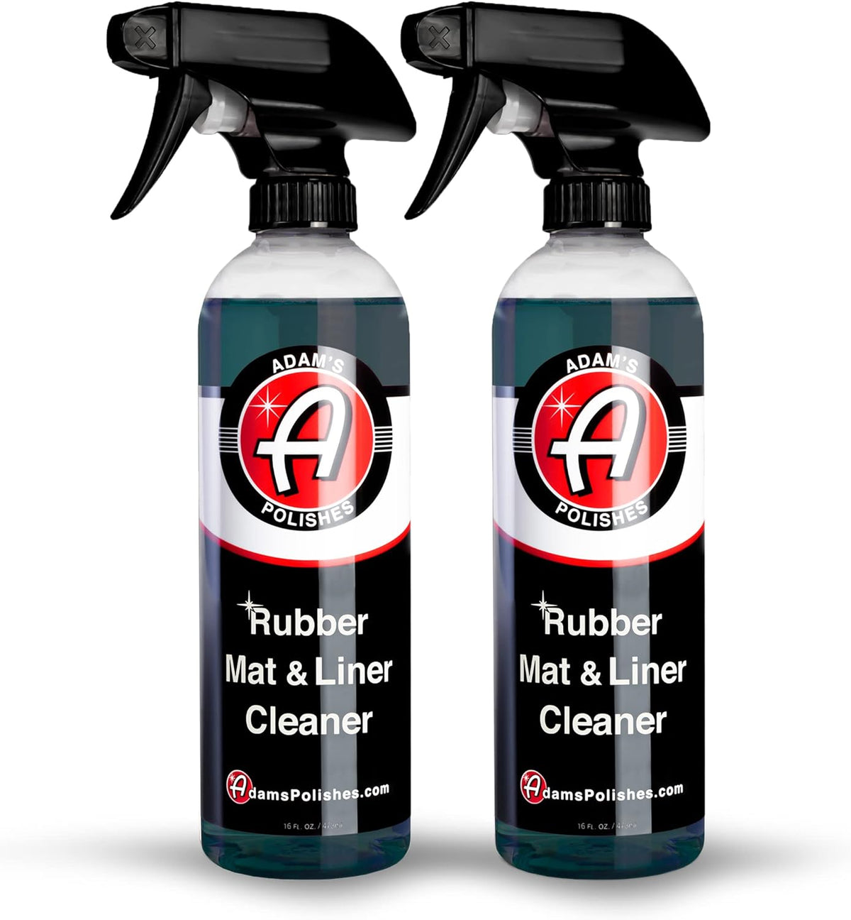 Adam's Polishes Rubber Mat & Liner Cleaner 2-Pack Protectant & Rubber Floor Mat Cleaning Solution for Car Detailing, Deep Cleans & Restores Mats, Truck Bed Cargo Liners