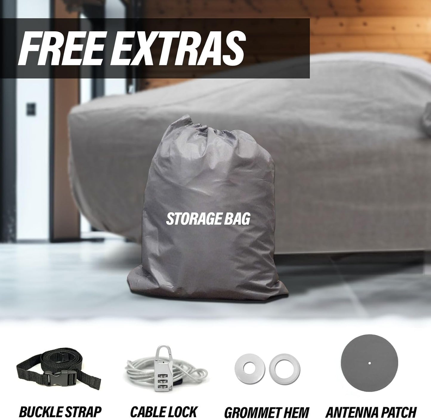Supreme Full Car Cover – Semi Custom Fit for Full-Size Cars | Dustproof, Windproof, UV Protection, Breathable & Durable All-Weather Protection | Fits Volkswagen Scirocco 1982-1992 Coupe 2-Door