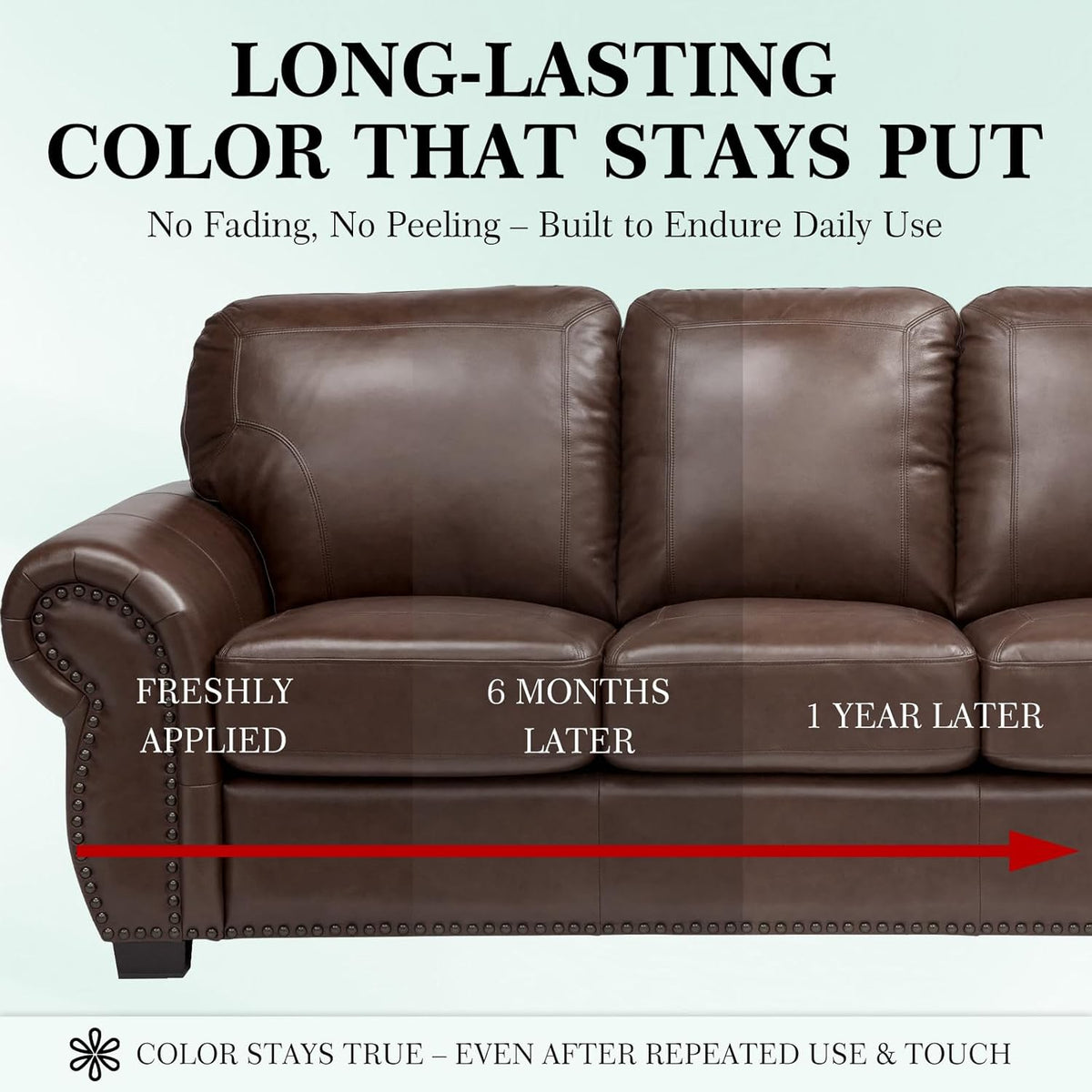 Leather Color Restorer, Leather Recoloring Balm, Scratch Remover, Leather Dye, Leather Paint with Leather Conditioner, Leather Repair Kit for Furniture Couches Car Seats Shoes, White