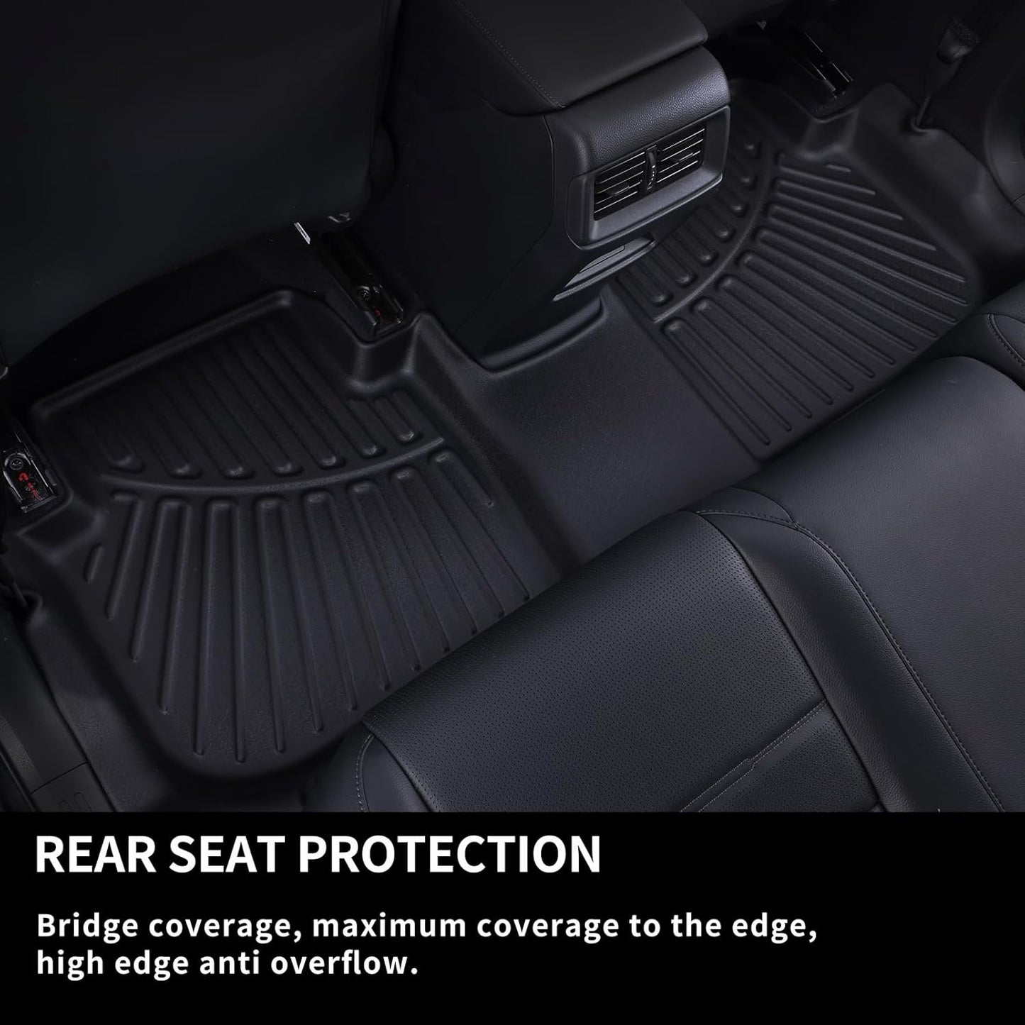 Floor Mats for 2024 2025 KIA K4,TPE All Weather Protection Car Floor Liners-Black