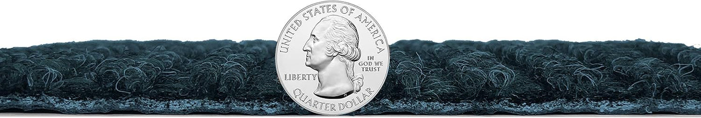 KOECKRITZ Heavy Duty Durable All Weather Indoor/Outdoor Non Slip Entrance Mat Rugs and Runners for Office Business Building Home Garage Front Door (6' x 35', Blue)