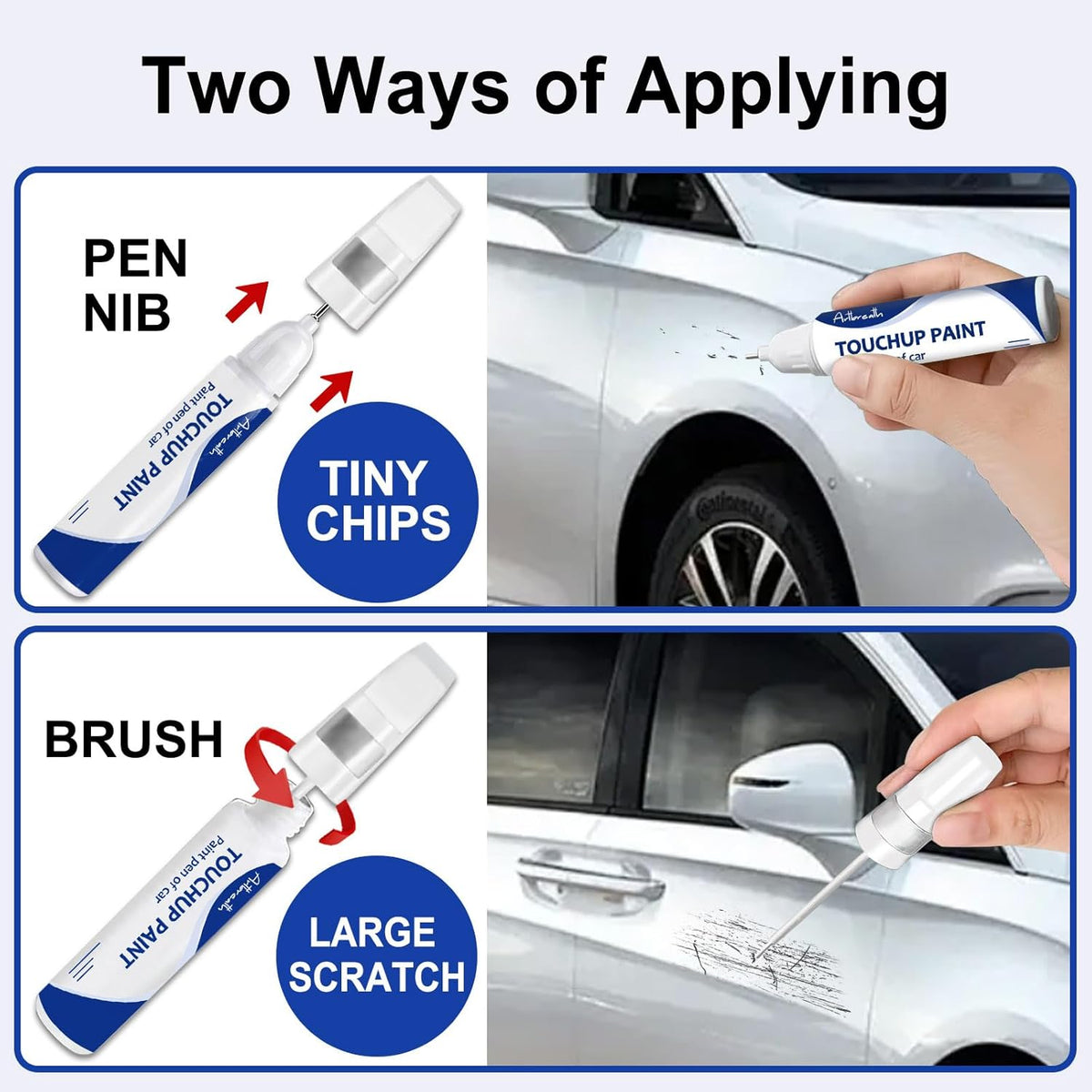 Black(PX8) Touch Up Paint for JEEP-Exact Match–Chips and Nicks Car Paint Scratch Repair Kit Automotive Paint Pen for Wrangler-JK/Commander/Compass/Grand-Cherokee/Liberty/Patriot/Renegade