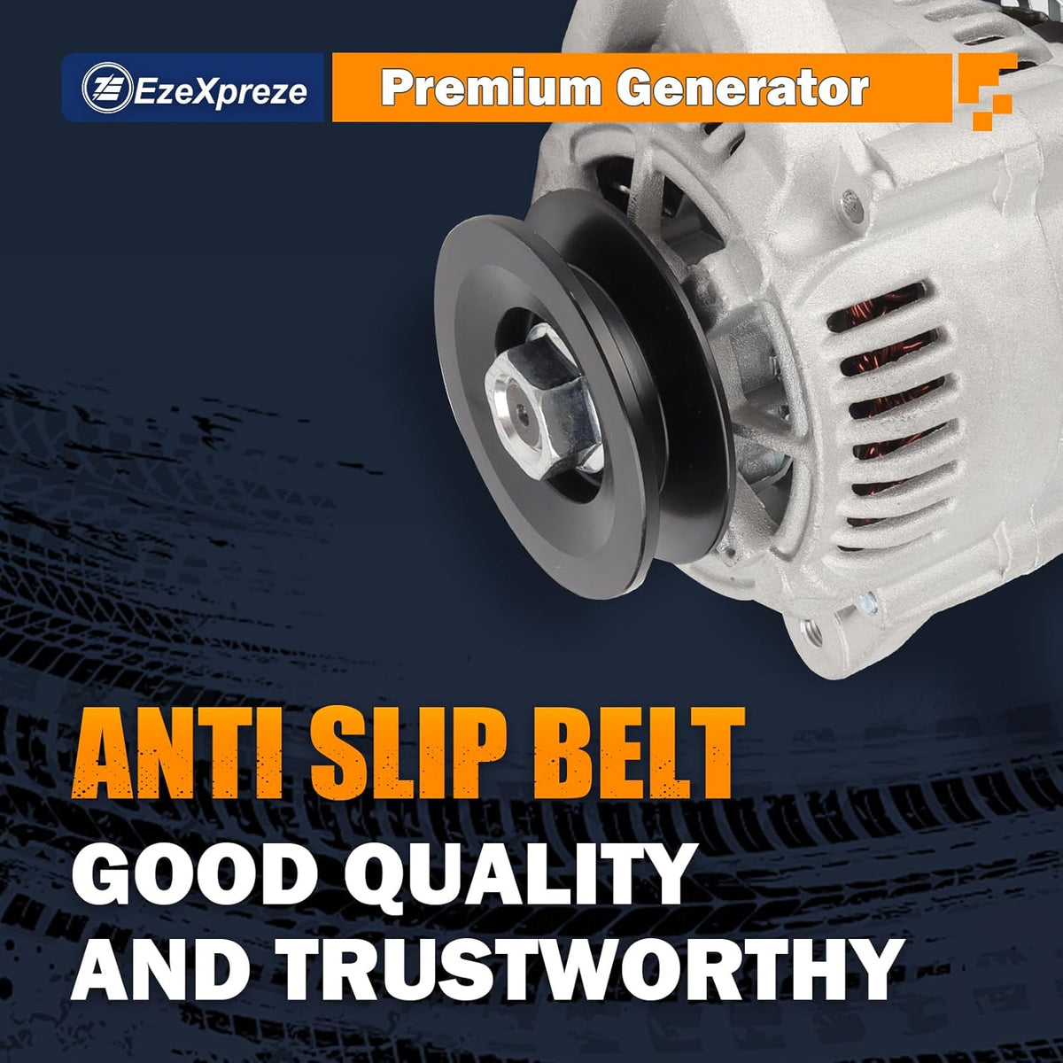 Ezexpreze For Mini One Wire Alternator Replacement for GM 1 Wire SBC BBC For Chevy Race 87-92,12180-SEN, 1-2119-11ND