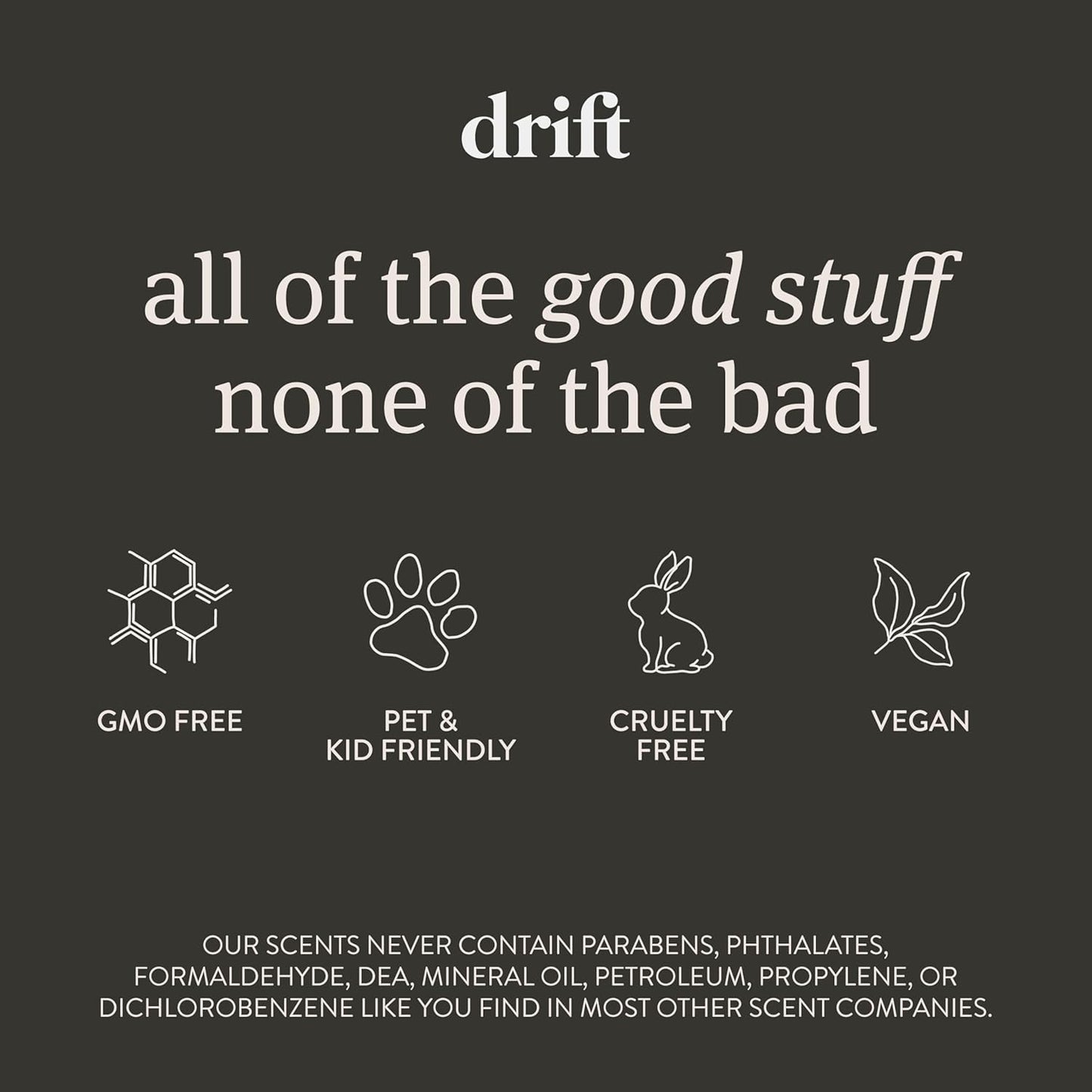 Drift Car Air Freshener - Wood Air Freshener - Car Odor Eliminator - Amber Scent Starter Kit