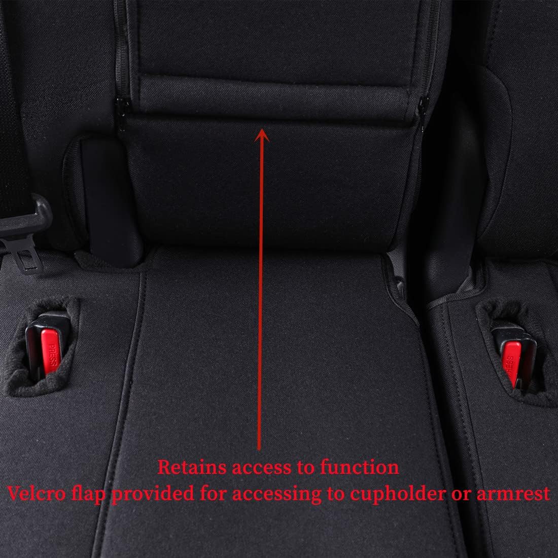 coverdream Custom Seat Covers Compatible with Select Toyota Camry XLE, XSE, XLE V6, XSE V6 2018 2019 2020 2021 2022 2023 Models (Black,Full Set)