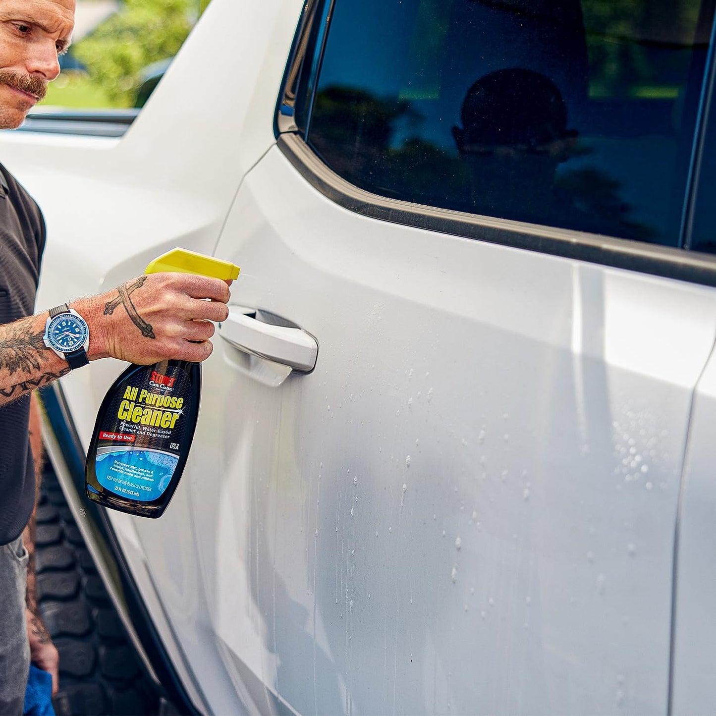Stoner Car Care 92694-4PK All Purpose Cleaner Powerful Water-Based Cleaner and Degreaser, Easily Removes Dirt, Grease, Stains, and More, Multi-Purpose, Multi-Surface, Ready to Use, 22 Fl Oz, Pack of 4