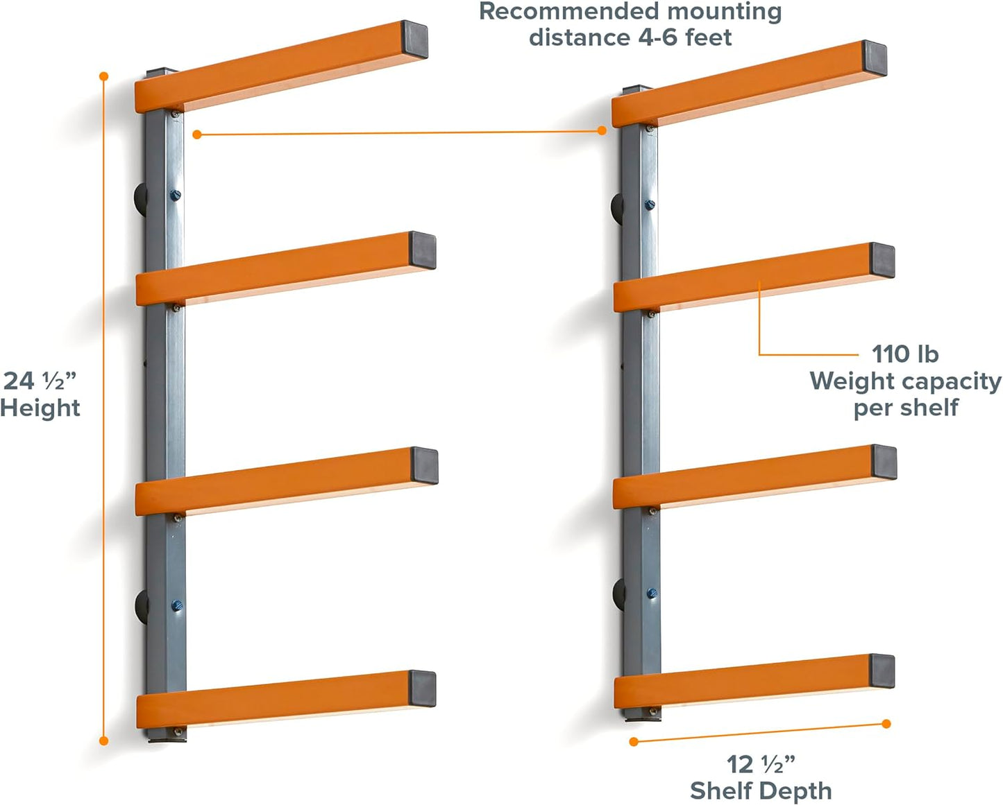 Bora Portamate Bora Wood Storage Rack
