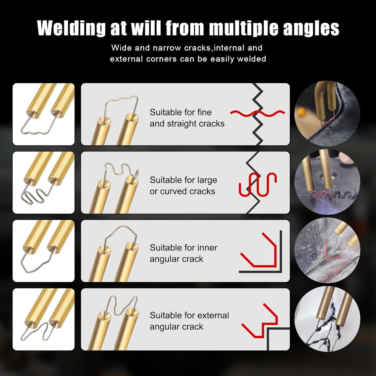 ATOLS Plastic Welder, 1000PCS Staples, Plastic Welding Kit, Hot Stapler Kit, Plastic Welder Gun Kit, Car Bumper Repair Kit, Plastic Repair Kit