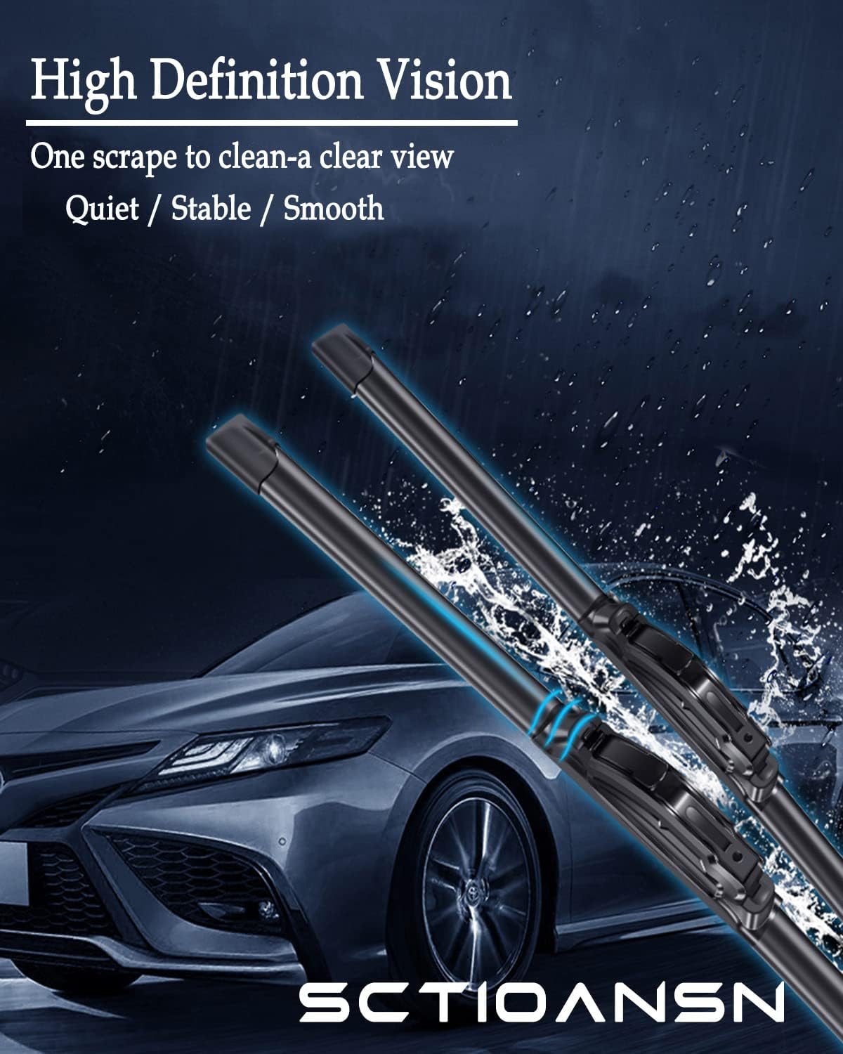 3 Wipers Set for Jeep Wrangler JL 2018 2019 2020 2021 2022 2023, Original Equipment Replacement Windshield Wiper Blades for My Car- 16+16" with 12 Inch Rear Wiper Blades(Pack of 3) J- HOOK