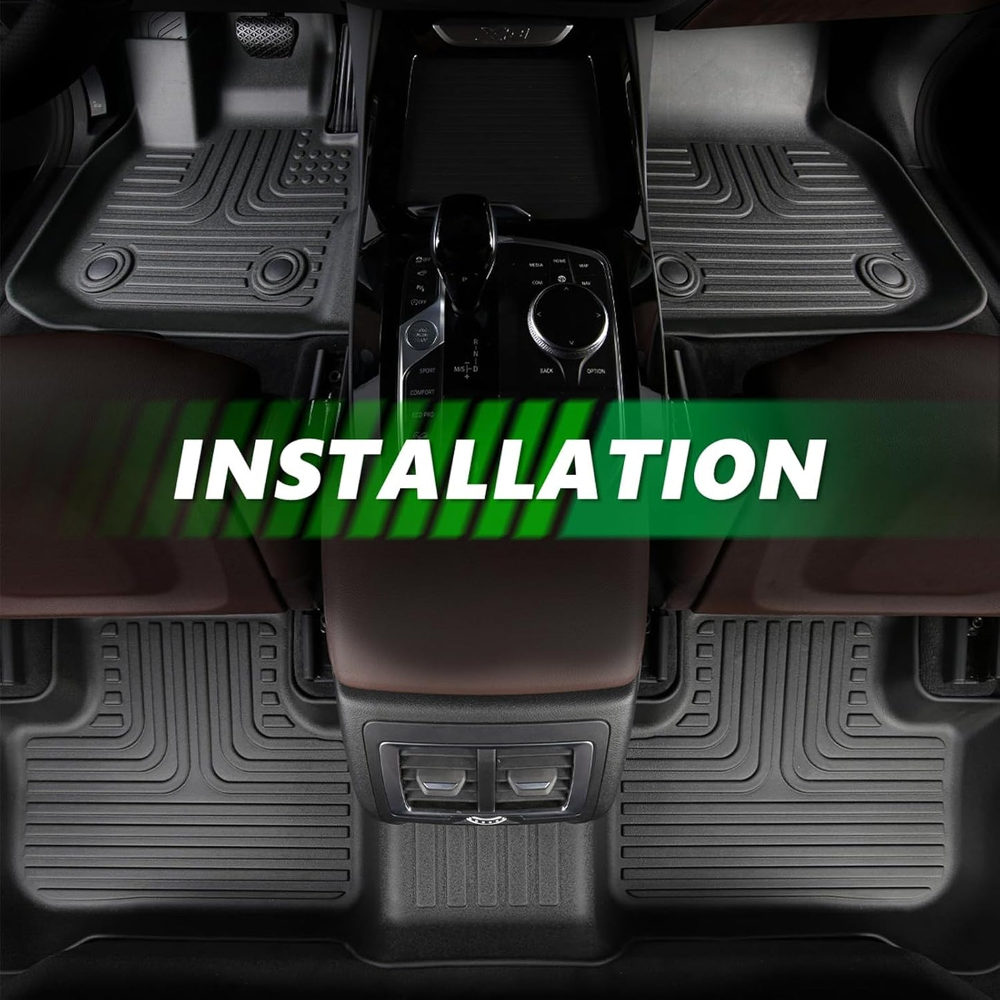 for Mitsubishi Outlander Floor Mats 2025 2024 2023 2022(Not for PHEV or Sport Models),Car Mats for Mitsubishi Outlander All Weather Floor Mats Cargo Liner Accessories Backrest Anti-Slip Mat 2022-2025