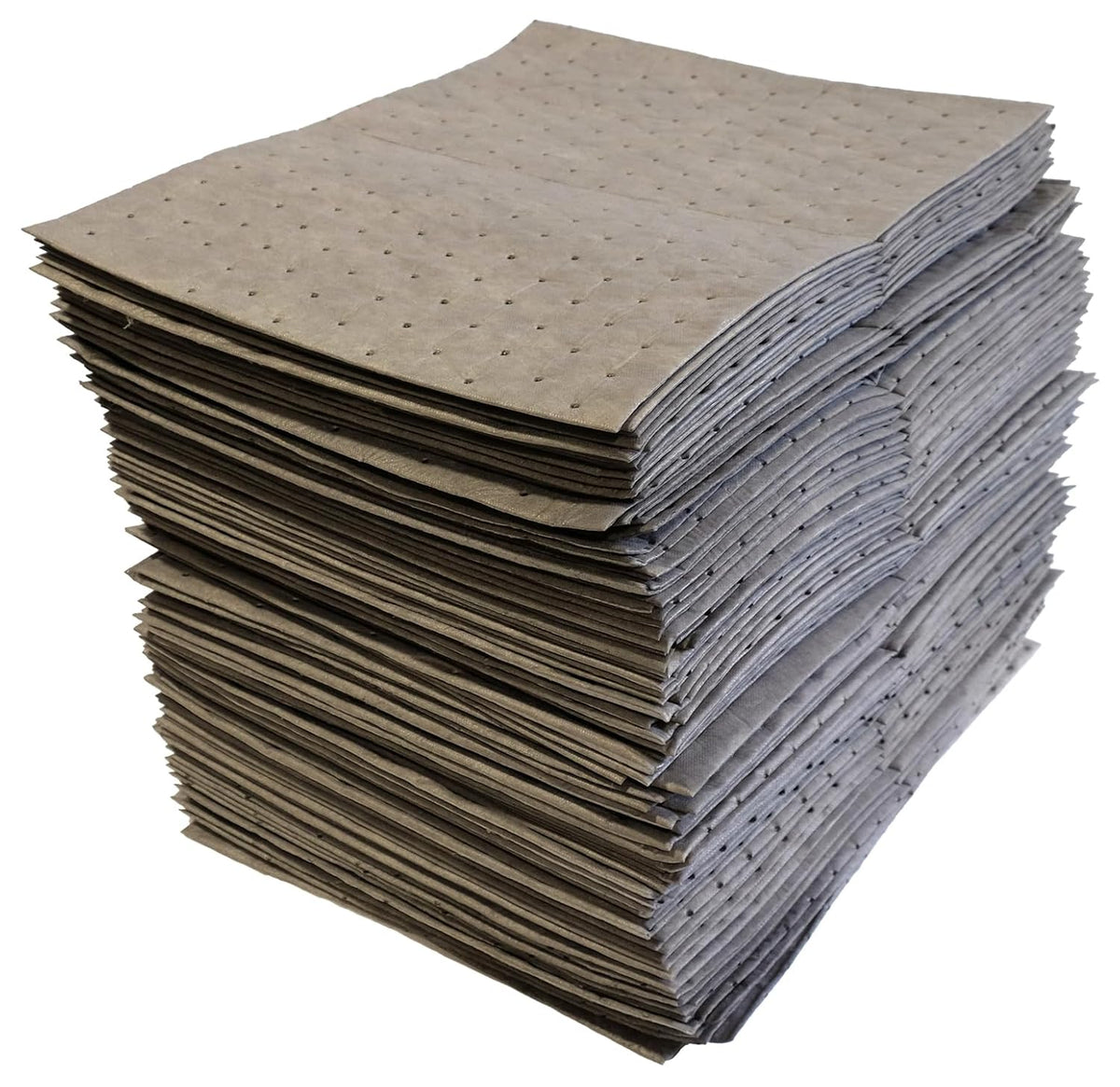 Oil-Dri L90902 15" W x 19" L Universal Heavy Weight Bonded Perforated Pads (100 Mats/Box)