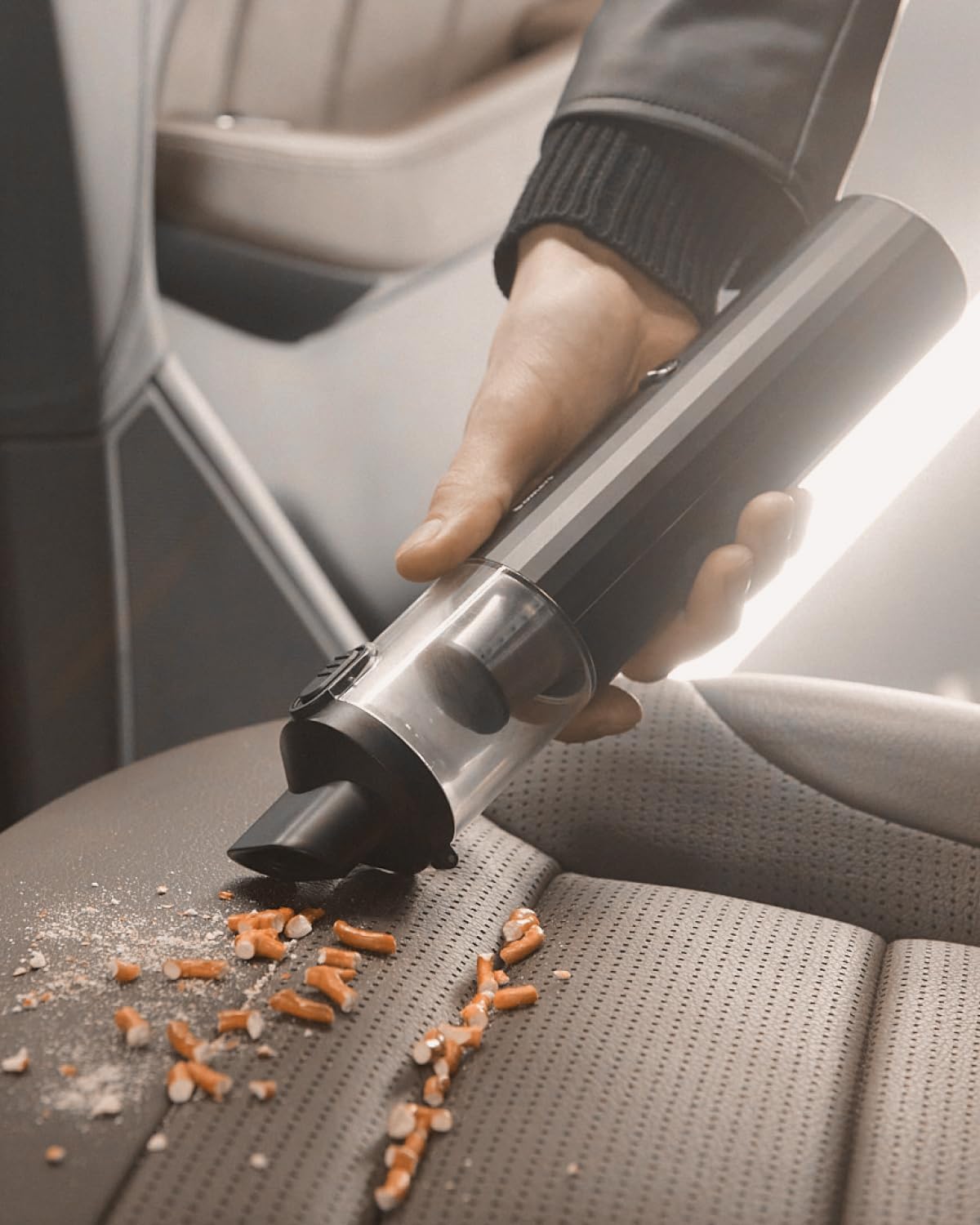 Portable Car Vacuum Cleaner (Hard Black)