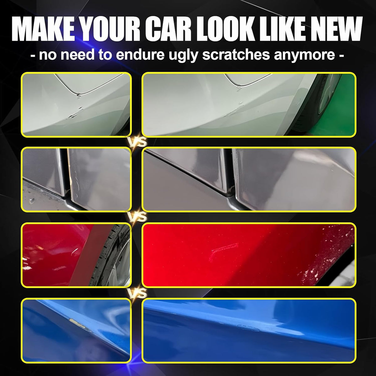 KIKIMO for Tesla Touch Up Paint(Ultra Red(PR01)), Car Paint Repair Kit for Tesla Model Y/3/S/X, 2 In 1 Scratches Repair with Pen Tip and Brush, Color-Matched for Quick & Easy Fix