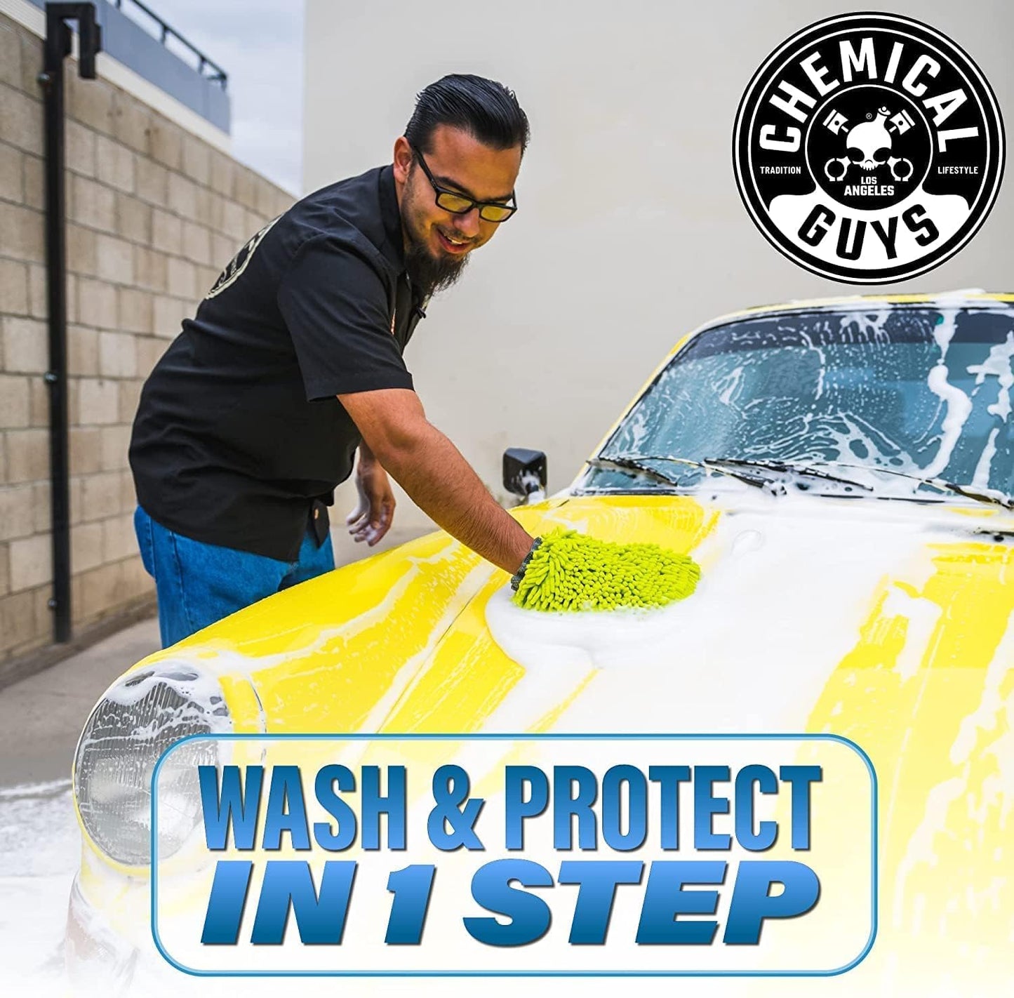 Chemical Guys CWS2121602 HydroSuds Ceramic SiO2 Shine High Foaming Car Wash Soap (Works with Foam Cannons, Foam Guns or Bucket Washes) For Cars, Trucks, SUVs, RVs & More, 16 fl oz, Berry Scent, 2 Pack