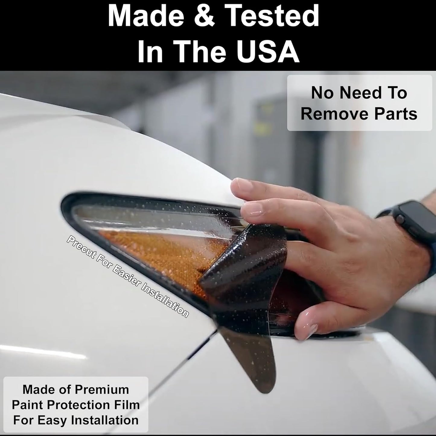 BOGAR TECH DESIGNS Precut for Kia Stinger 2022-2024 Full Headlight Taillight Tint Kit, Dark Smoke