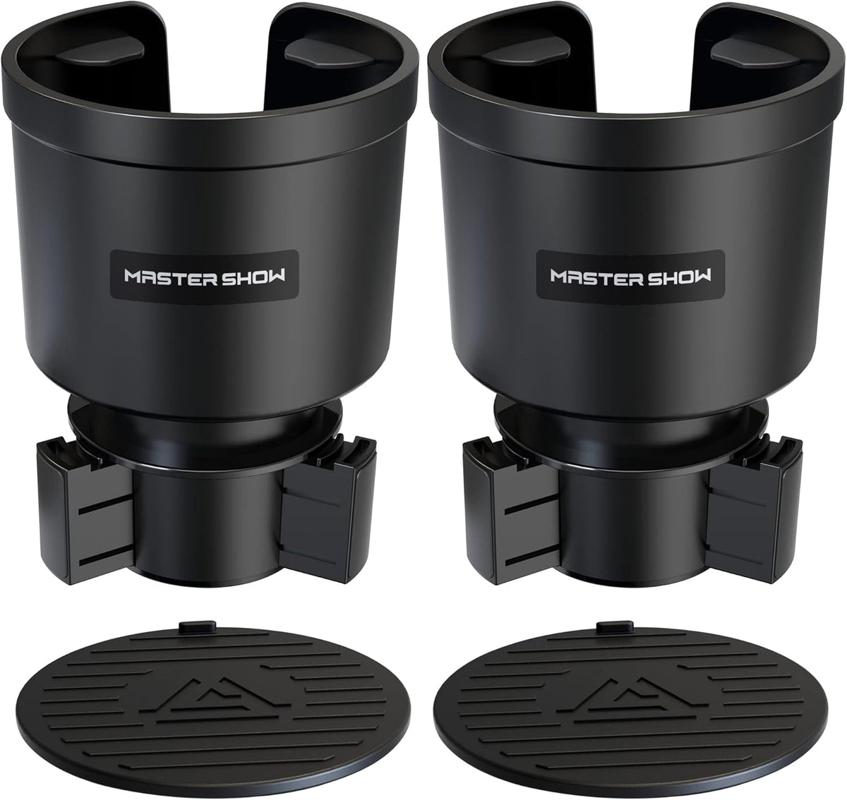 Upgraded Universal Car Cup Holder Expander for 3.4"-4" Bottles - Adjustable Base Fits Most Vehicles, SUVs & Trucks - Heavy Duty Adapter for Oversized Tumblers & Mugs