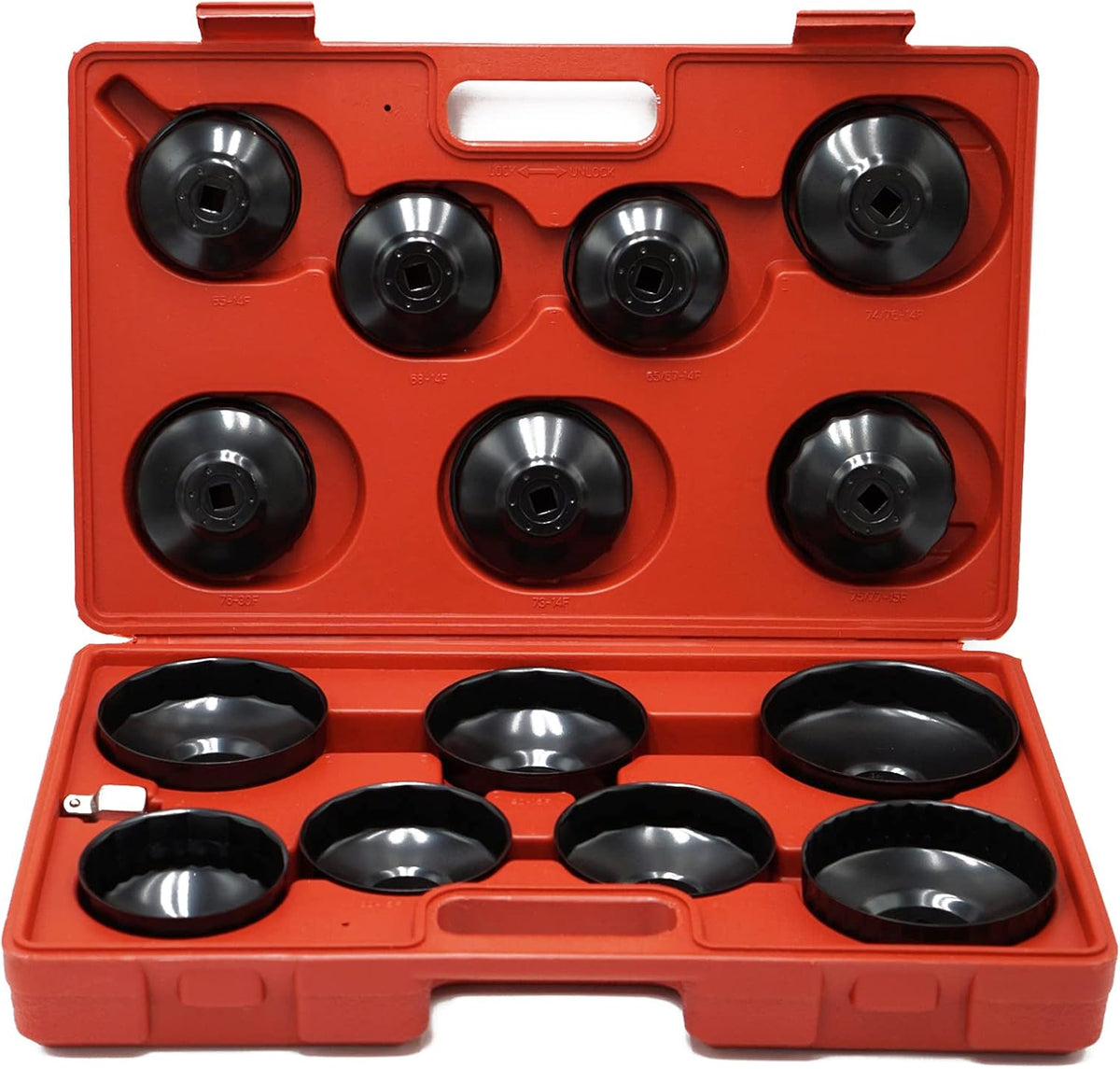 Oil Filter Socket Set 14pcs 3/8" Cap Wrenches Tool Kit