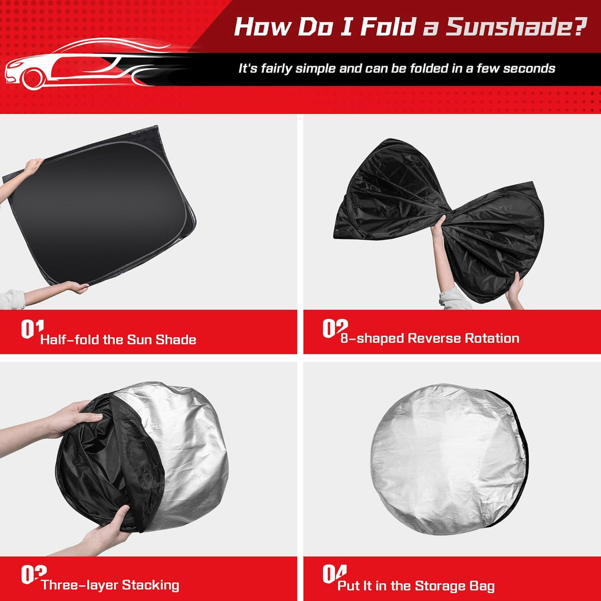 ARISMOTOR Windshield Sun Shade for Acura TLX 2021-2025 2026, Custom Fit Foldable Front Window Sunshade Sun Visor Protector, Block UV Rays Keep Your Car Cooler