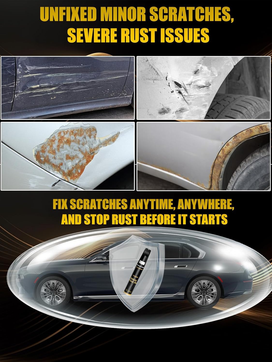 Scarlet Ember(NBL) Touch Up Paint Compatible with Nissan, Exact Match Car Paint Pen Automotive Scratch Repair Remover Kit Quick & Easy Solution for Vehile Chips and Nicks
