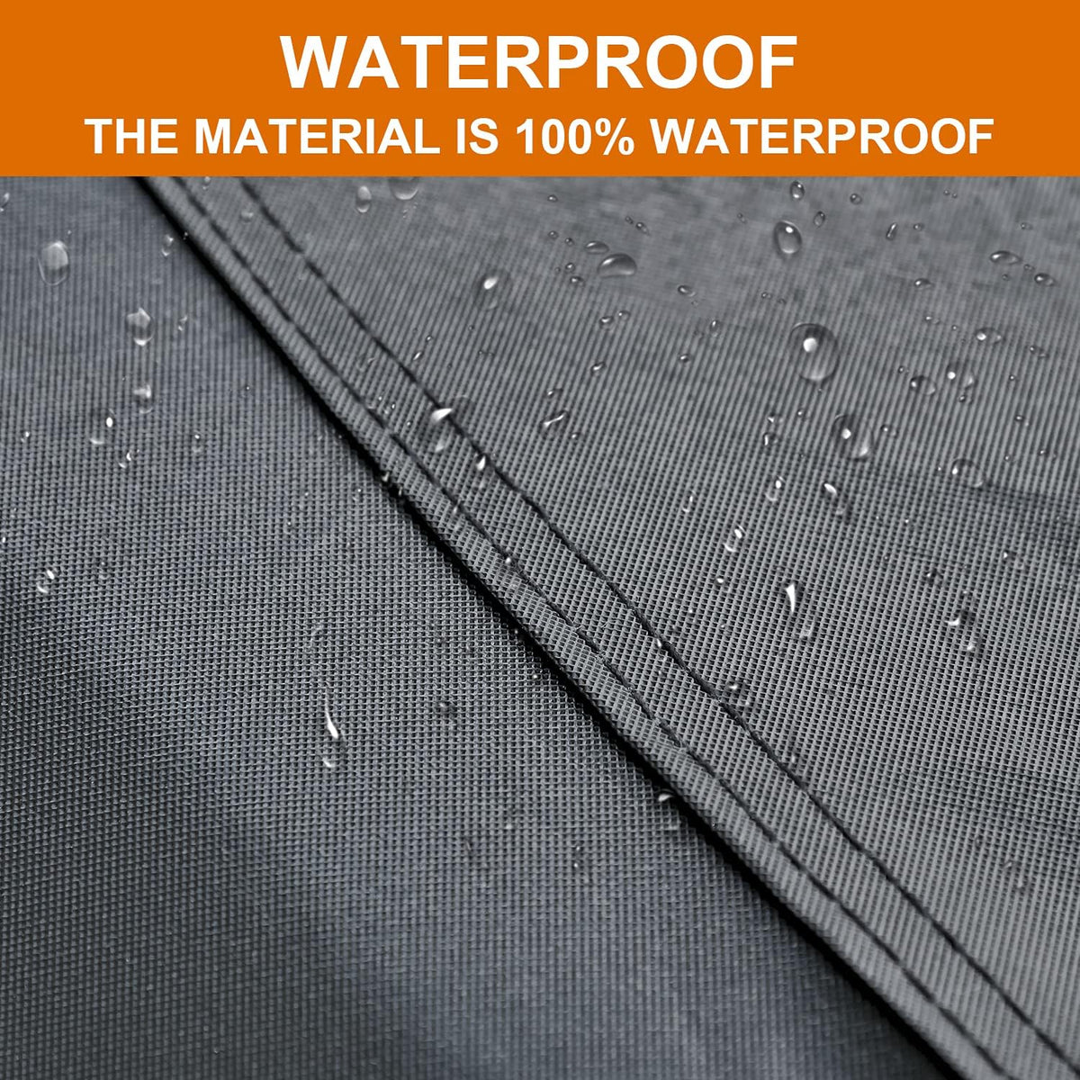 Kayme 7 Layers Heavy Duty SUV Car Cover Waterproof All Weather, Full Exterior Cover Outdoor Snow Sun Uv Protection with Zipper for Automobiles, Universal Fit for SUV Jeep (182-190 inch)