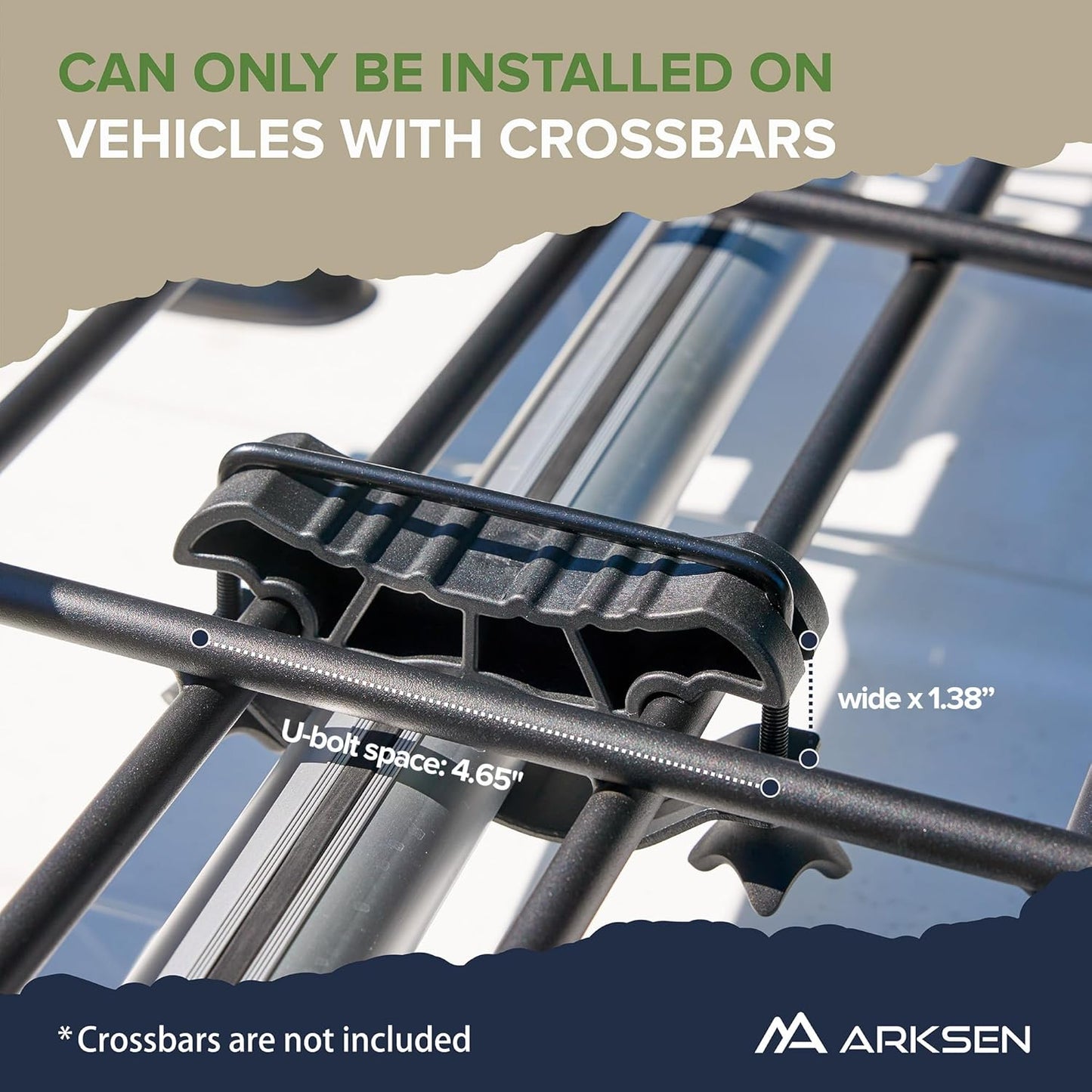 ARKSEN 84 x 50 x 6 Inch Universal Extra Wide 150LB Heavy Duty Roof Rack Cargo with Extension Car Top Luggage Holder Carrier Basket for SUV, Truck, & Car Steel Construction
