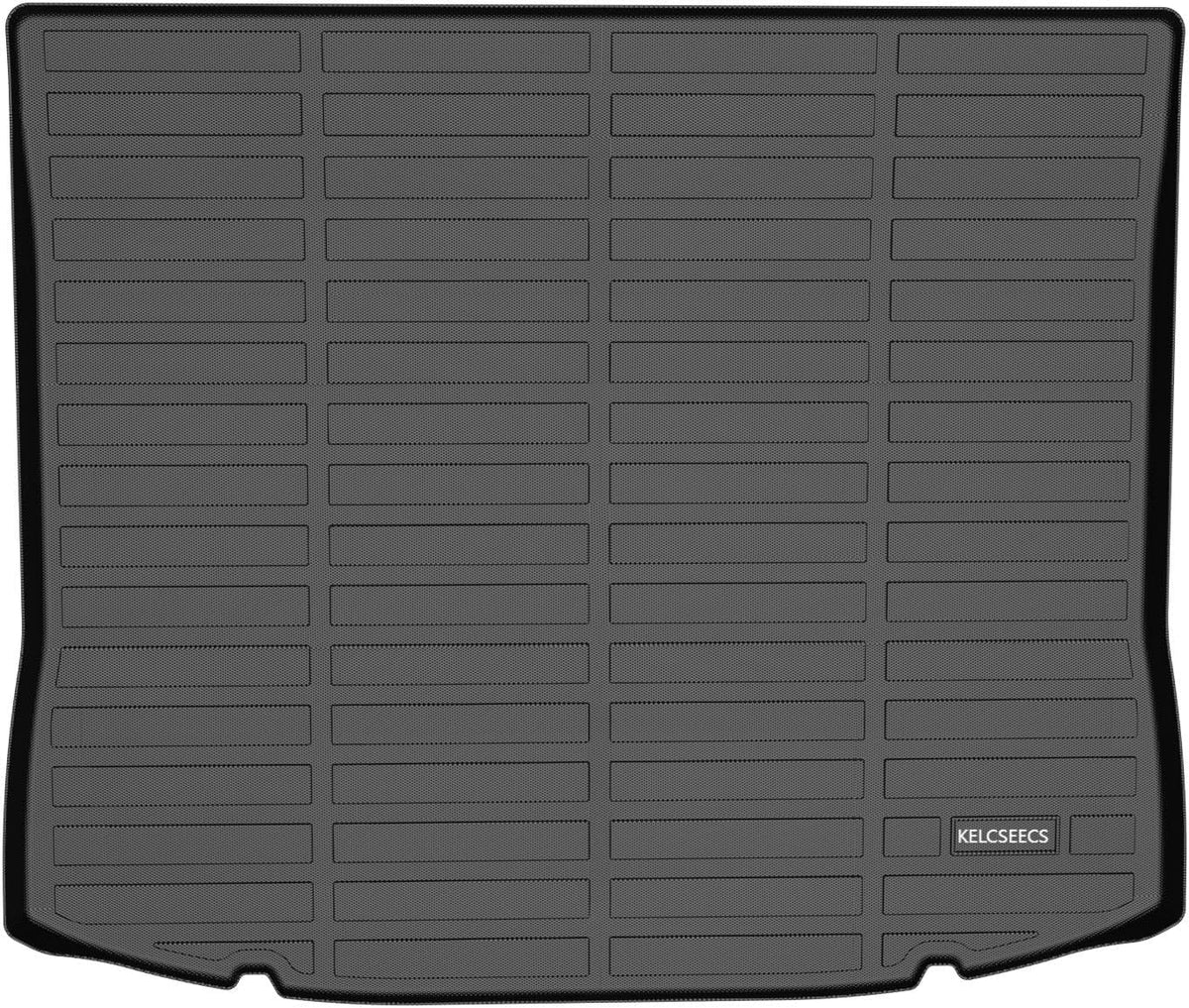 KELCSEECS® Floor Mats & Cargo Liner Custom for Ford Edge 2015-2024 & Ford Edge ST 2019-2024 All Weather Protection TPE Floor Liners Front& Rear Row Full Set Accessories Black