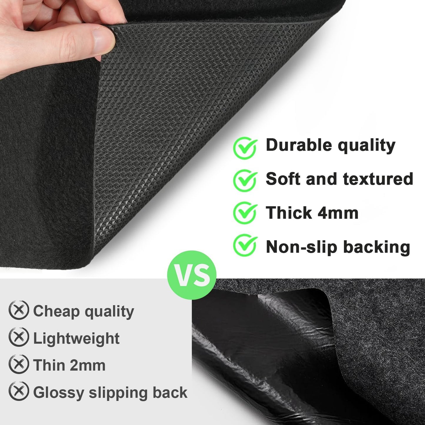 Heavy-Duty Garage Floor Mat 17' x 7'4" - Waterproof Garage Flooring for Cars & SUVs, Durable Garage Mats for Floor, Oil Spill Resistant Garage Mat, Easy-to-Clean Garage Rug for Floor, Oil Change Mat
