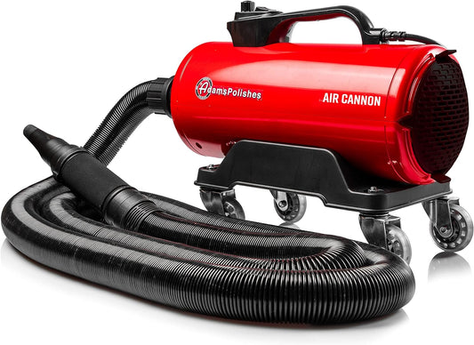 Adam's Polishes Air Cannon Car Dryer Blower - Powerful Detailing Wash | Filtered Dryers, Blowers & Blades Safer Than Microfiber Towel Cloth