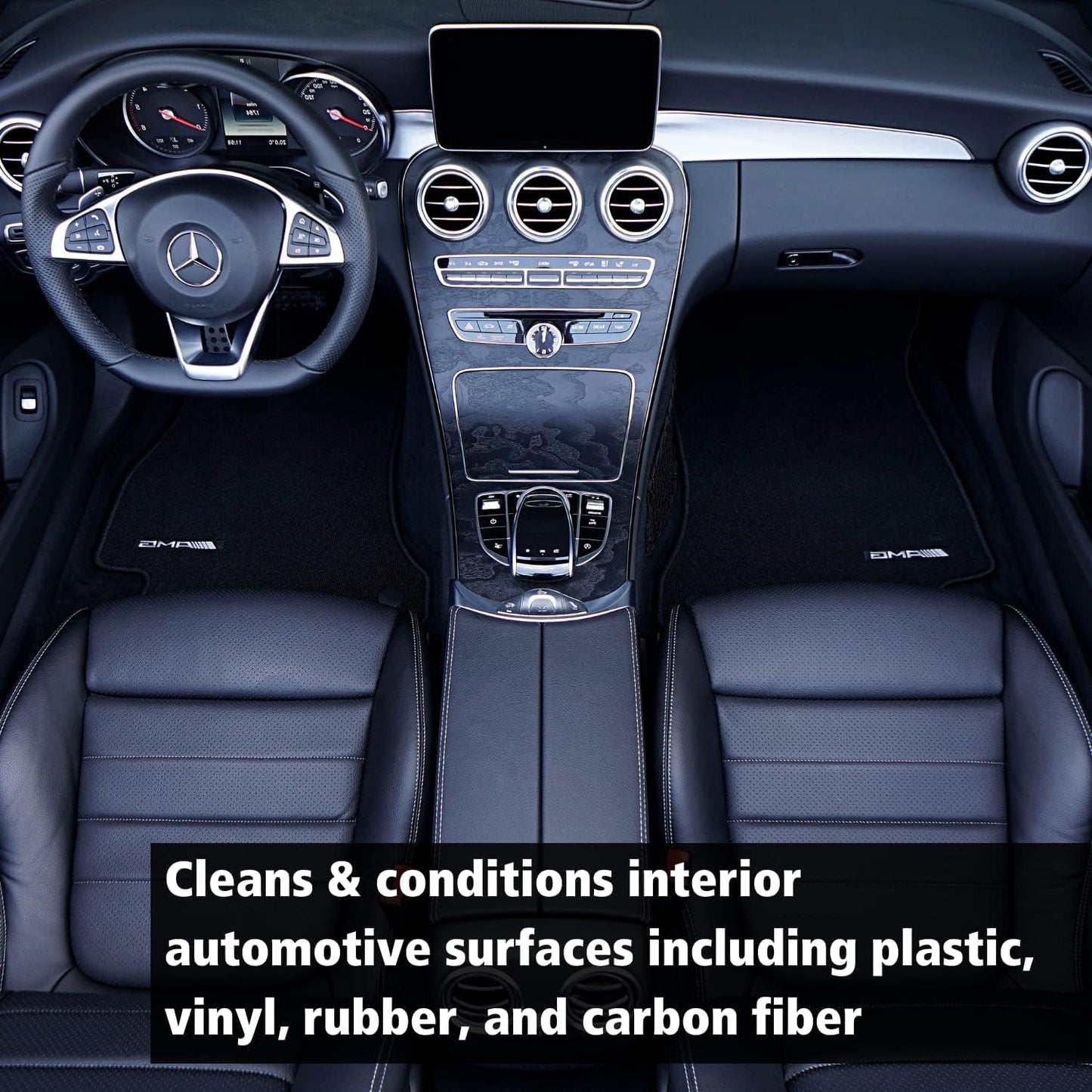 Invisible Glass 92024-4PK Power Clean Automotive Interior Detailer Cleaner Protectant and Conditioner to Restore Interior Surfaces Prevent Fading, 22 Fl Oz, Pack of 4