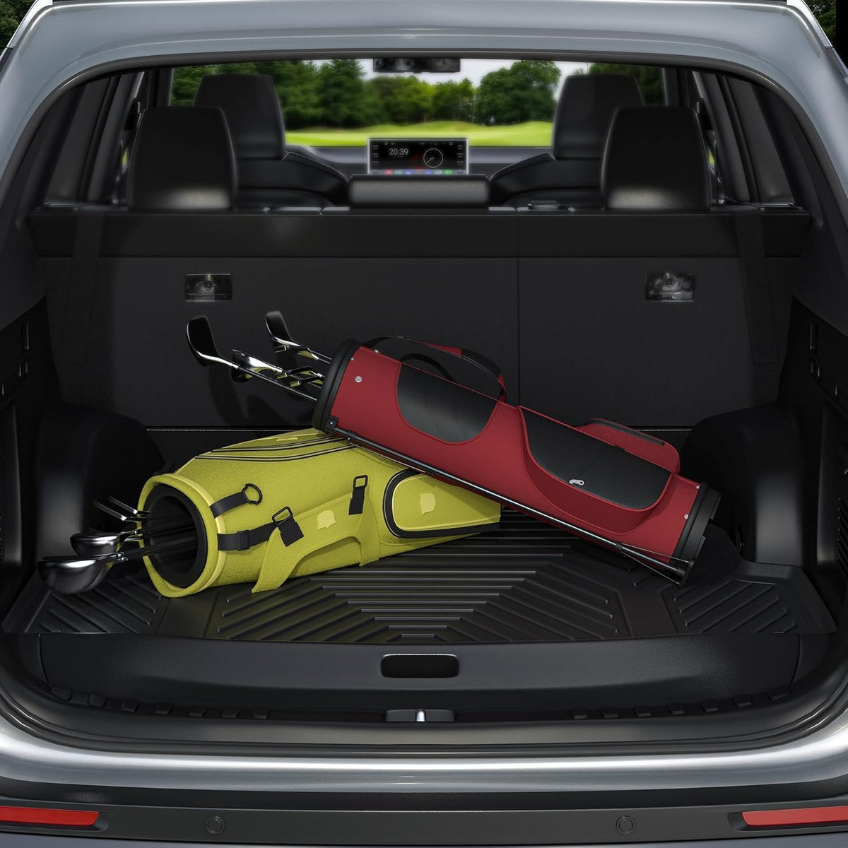 YITAMOTOR Cargo Mat Fit for 2010-2024 Toyota 4Runner (5 Passenger Models, No 3rd seat or No Sliding Cargo Deck), Custom Fit All Weather Cargo Trunk Liner