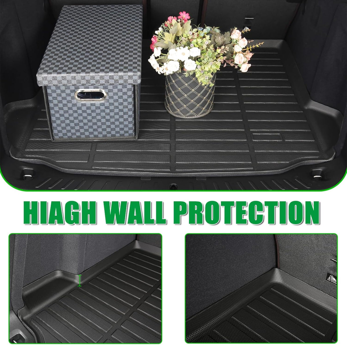for Nissan Kicks Floor Mats 2024 2023 2022 2021 2020 2019 2018 Car Mats for Nissan Kicks Accessories All Weather Floor Mats Cargo Liner 2018-2024