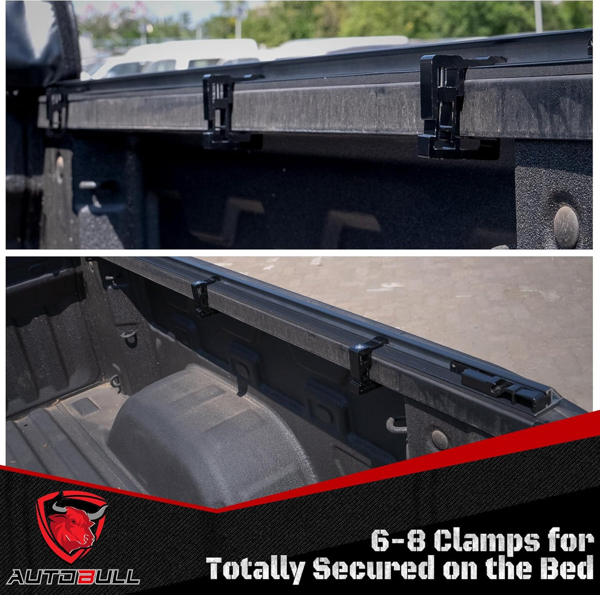 Soft Roll-up tonneau Cover Compatible with 2007-2021 Toyota Tundra(Excl. Trail Edition) 6.5ft Bed (78.7"), PVC Top Alloy Steel Structure
