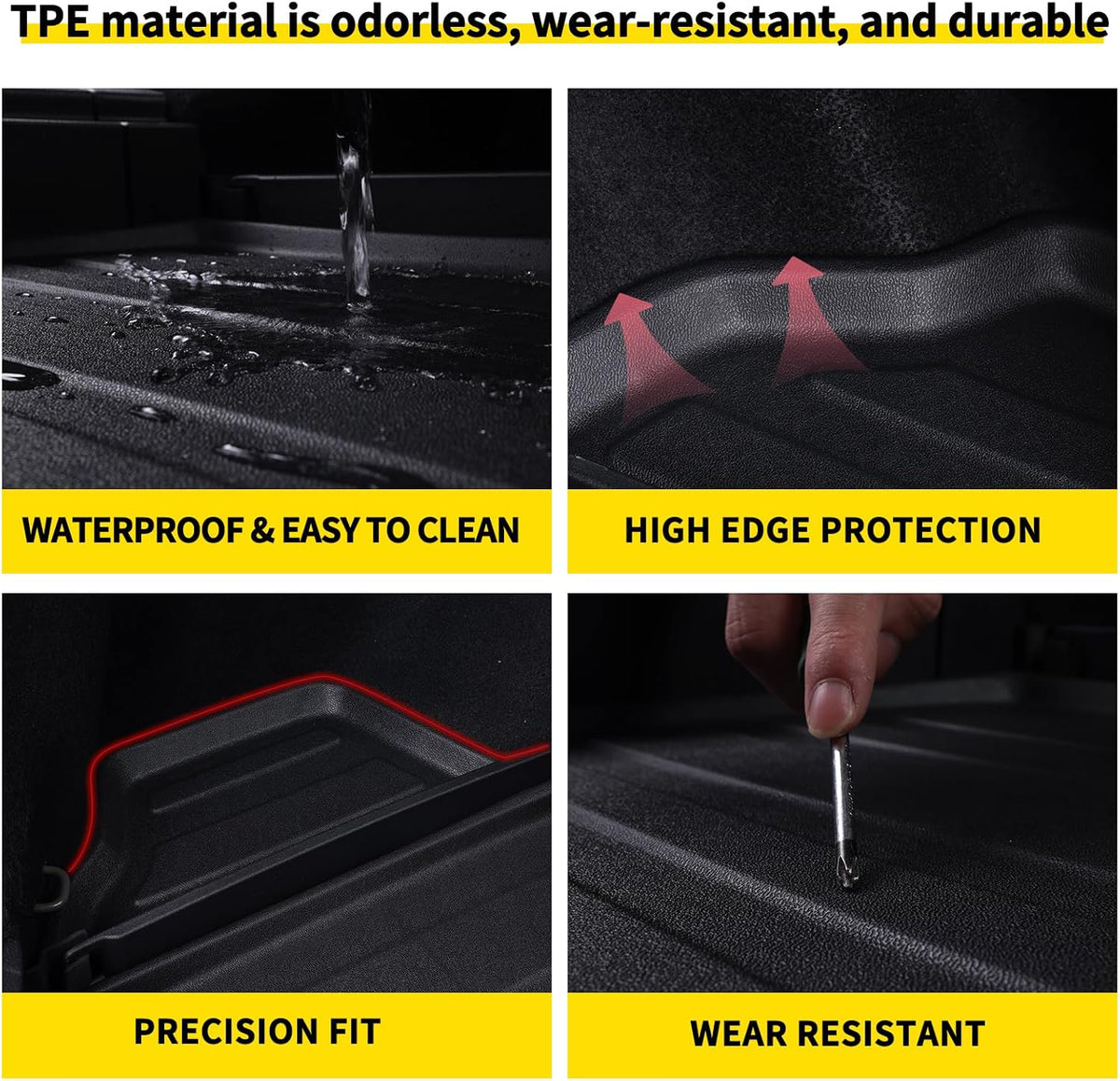 Cargo Liners for 2025 Nissan Murano TPE All Weather Protection Car Trunk Mat Accessories