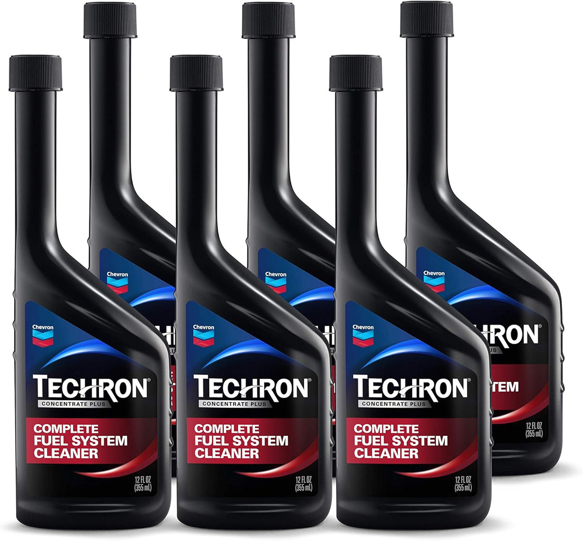 Chevron 67740-CASE Techron Concentrate Plus Fuel System Cleaner - 12 oz. (Pack of 6)