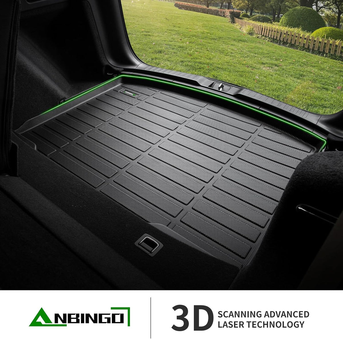 ANBINGO®-Floor Mats & Cargo Liner for 2012-2017 Chevy Equinox & GMC Terrain (Not for Equinox EV) All Weather Accessories Black