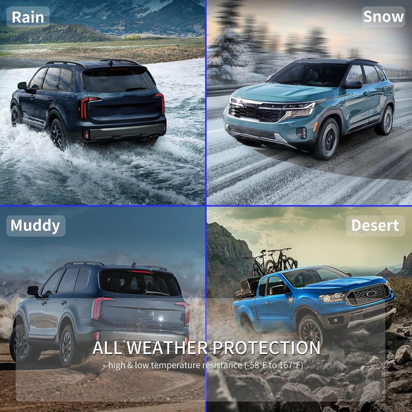 KELCSEECS® Floor Mats & Cargo Liner Custom for 2019-2025 Infiniti QX50 All Weather Protection TPE Floor Liners Front& Rear Row Full Set Infiniti QX50 Accessories Black