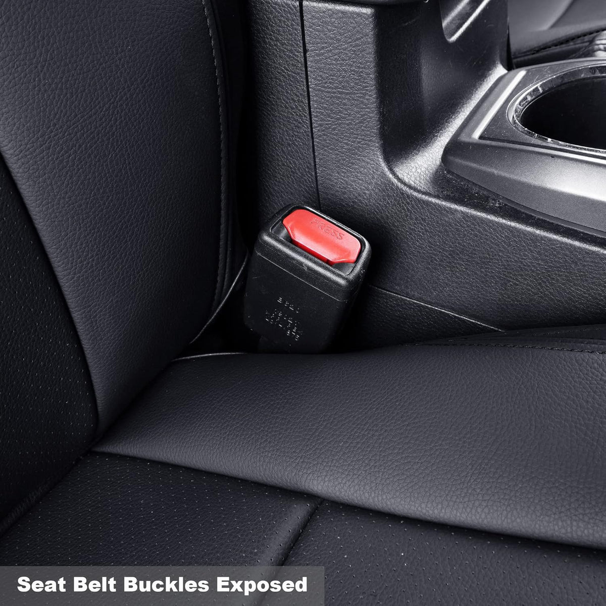 LUCKYMAN CLUB 2 Front Tacoma Seat Covers Custom Fit 2016-2023 Tacoma Crew Cab and Extended Cab (Black 2 pcs)