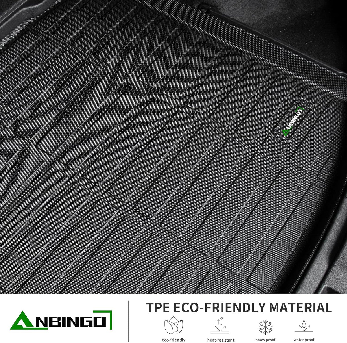 ANBINGO®-Car Mats for 2005-2010 Jeep Grand Cherokee, All Weather Grand Cherokee Floor Mats Cargo Mat Set Custom Full Set Waterproof Durable Grand Cherokee Accessories