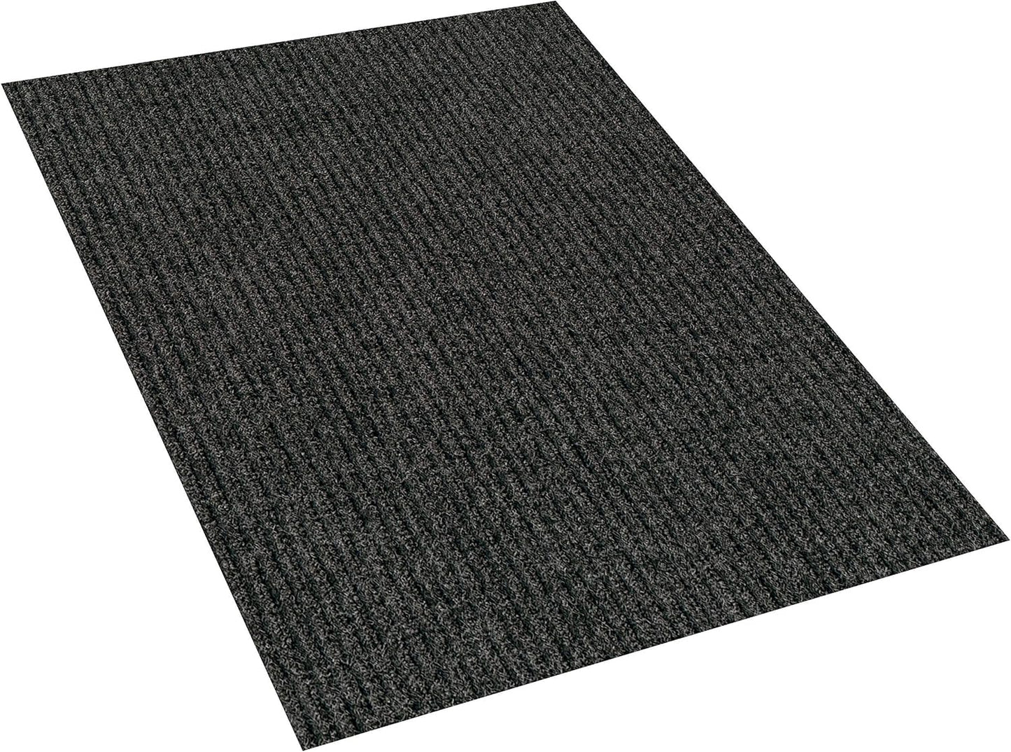 KOECKRITZ Heavy Duty Durable All Weather Indoor/Outdoor Non Slip Entrance Mat Rugs and Runners for Office Business Building Home Garage Front Door (3' x 9', Charcoal)