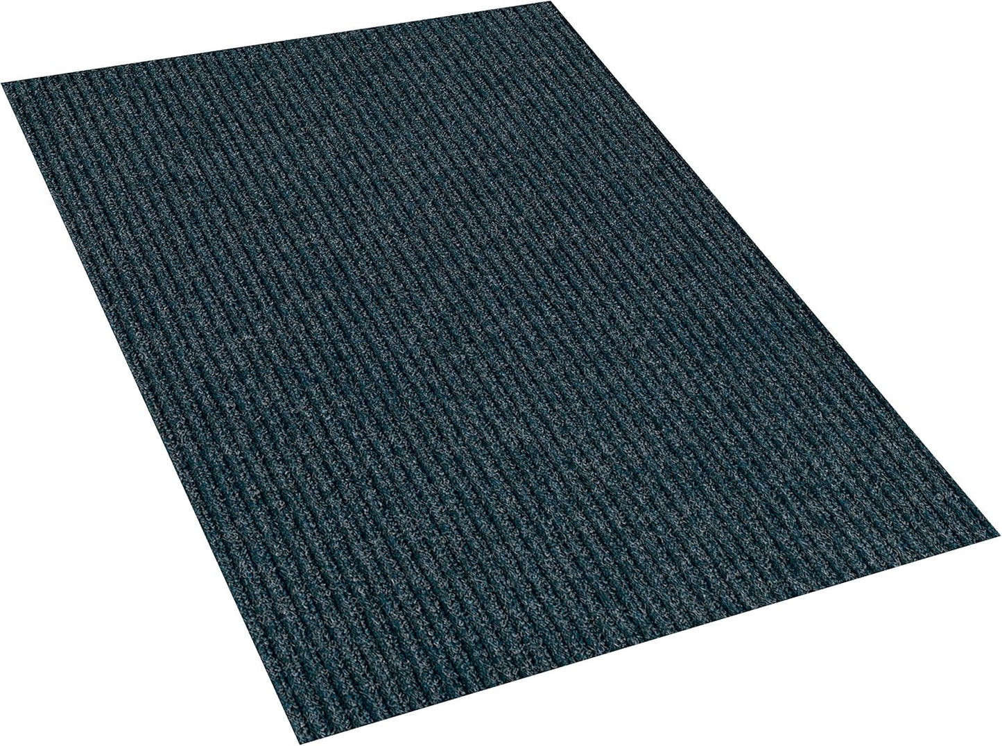 KOECKRITZ Heavy Duty Durable All Weather Indoor/Outdoor Non Slip Entrance Mat Rugs and Runners for Office Business Building Home Garage Front Door (4' X 15', Blue)