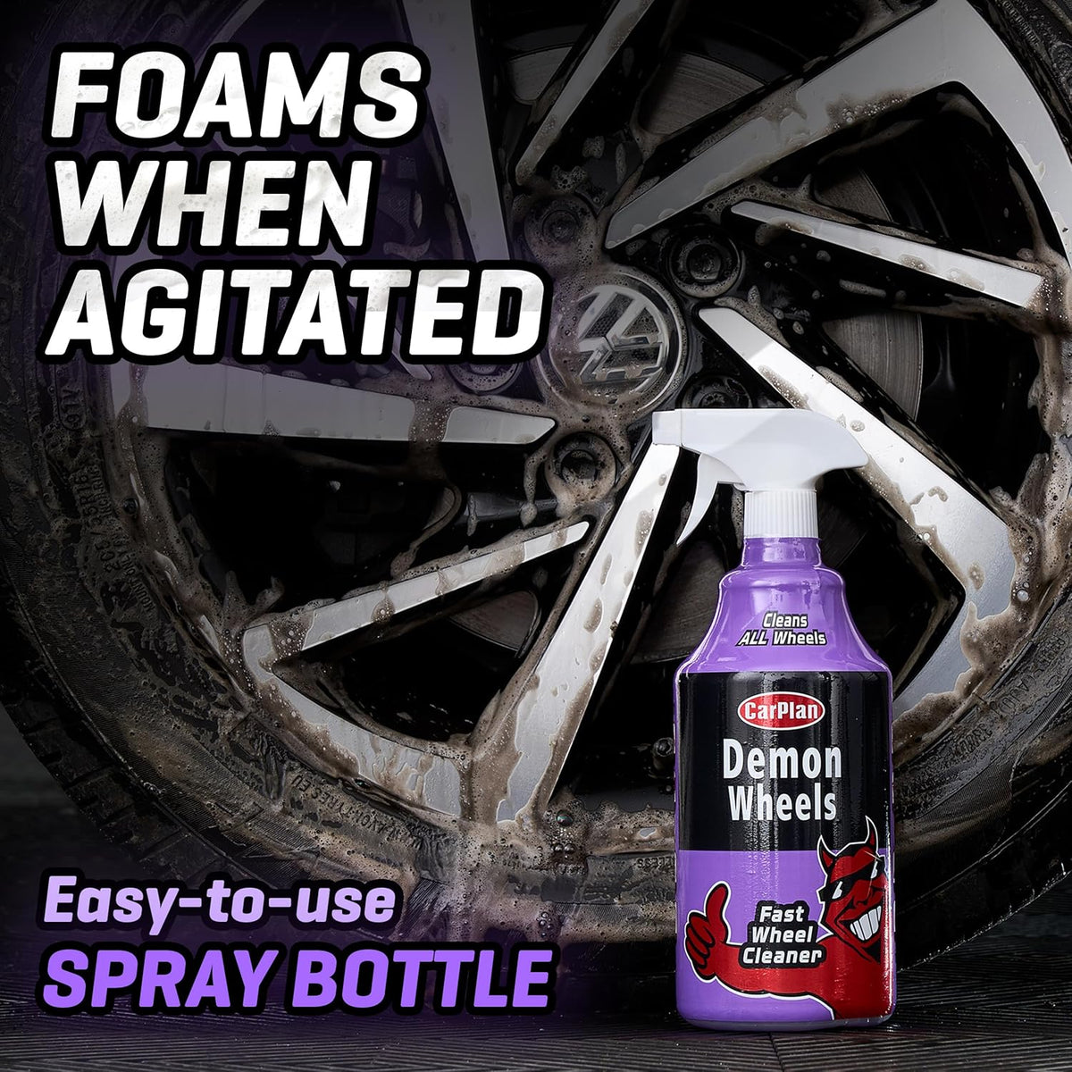 Demon Wheels 34 fl Oz (1L) - Fast Wheel Cleaner